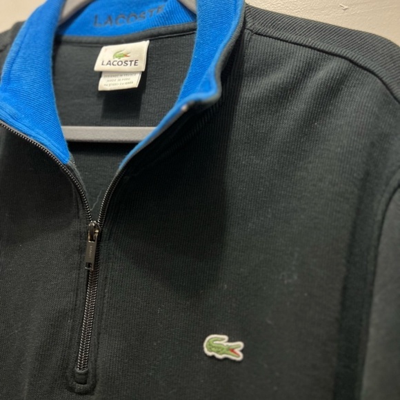Lacoste 1/4 Quarter Zip Pocket Pullover Sweater Size 2X (7) - Picture 8 of 8